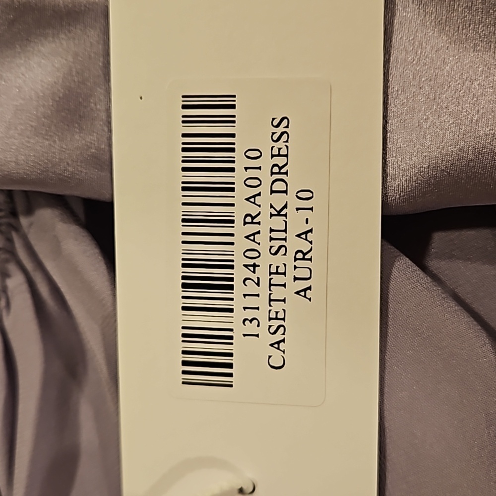 💕REFORMATION💕 Casette Silk Dress ~ Aura Lavender 10 NWT - Picture 13 of 15